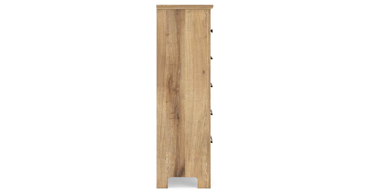 Makidern Tan Chest of Drawers by Ashley at Eve Furniture