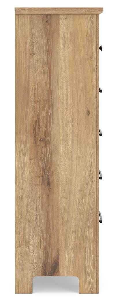 Makidern Tan Chest of Drawers by Ashley at Eve Furniture