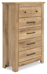 Makidern Tan Chest of Drawers by Ashley at Eve Furniture
