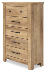 Makidern Tan Chest of Drawers by Ashley at Eve Furniture