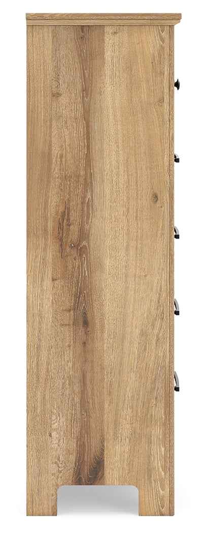 Makidern Tan Chest of Drawers by Ashley at Eve Furniture