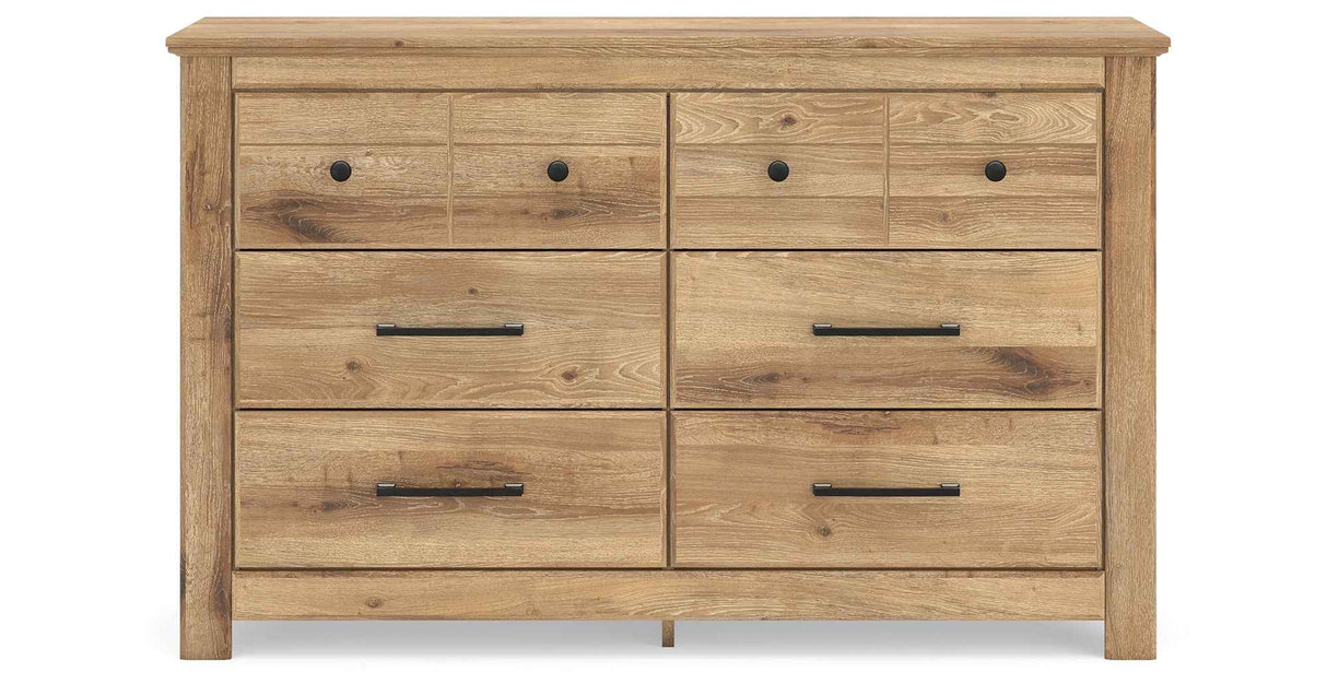 Makidern Tan Dresser by Ashley at Eve Furniture
