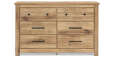 Makidern Tan Dresser by Ashley at Eve Furniture