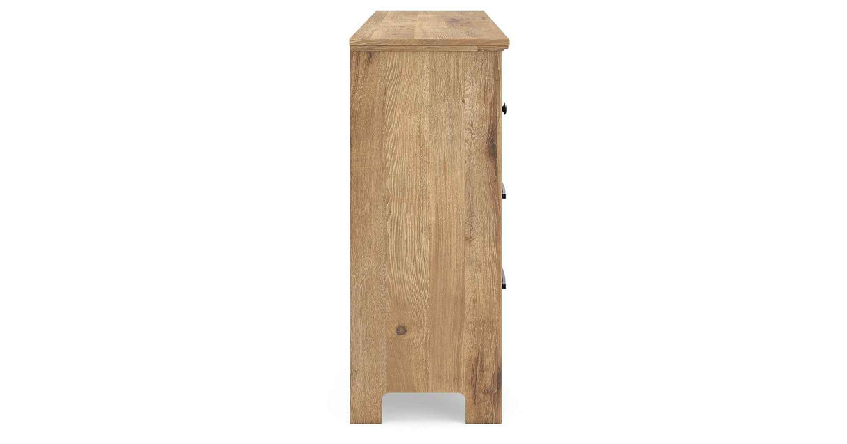 Makidern Tan Dresser by Ashley at Eve Furniture