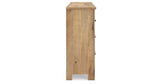 Makidern Tan Dresser by Ashley at Eve Furniture