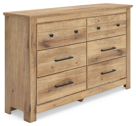 Makidern Tan Dresser by Ashley at Eve Furniture