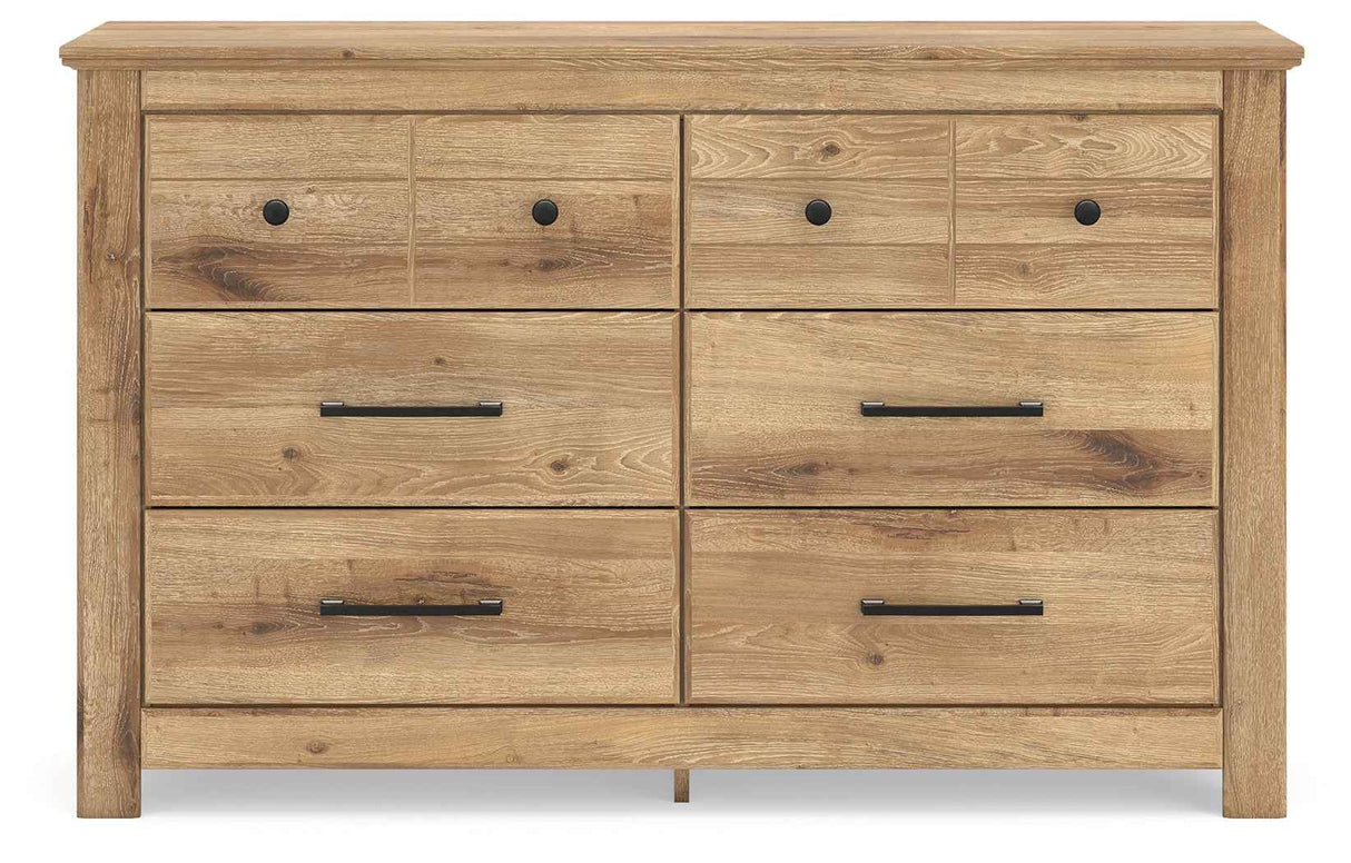 Makidern Tan Dresser by Ashley at Eve Furniture