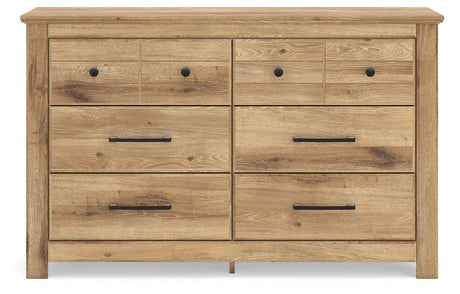 Makidern Tan Dresser by Ashley at Eve Furniture