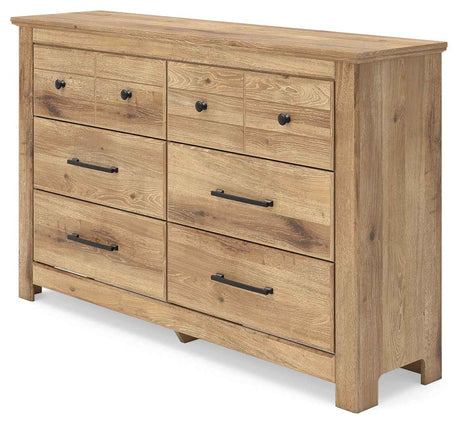 Makidern Tan Dresser by Ashley at Eve Furniture