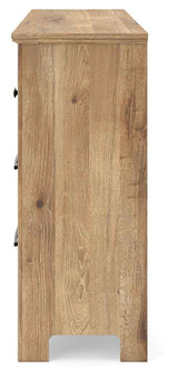 Makidern Tan Dresser by Ashley at Eve Furniture