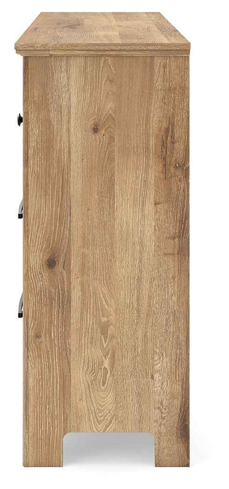 Makidern Tan Dresser by Ashley at Eve Furniture