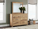Makidern Tan Footboard Storage Youth Panel Bedroom Set with 2 Footboard Drawers by Ashley at Eve Furniture
