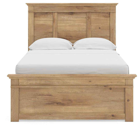 Makidern Tan Full Panel Bed by Ashley at Eve Furniture