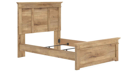 Makidern Tan Full Panel Bed by Ashley at Eve Furniture