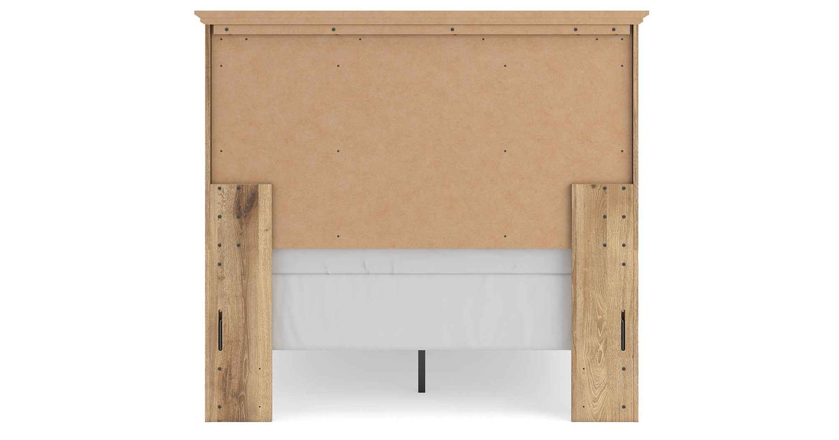 Makidern Tan Full Panel Bed by Ashley at Eve Furniture
