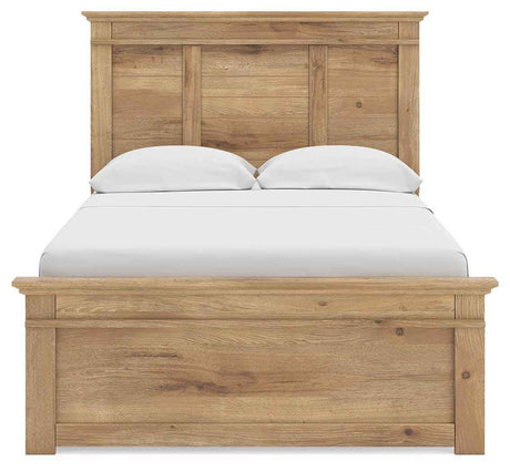 Makidern Tan Full Panel Storage Bed by Ashley at Eve Furniture