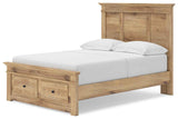 Makidern Tan Full Panel Storage Bed by Ashley at Eve Furniture