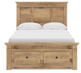 Makidern Tan Full Panel Storage Bed by Ashley at Eve Furniture