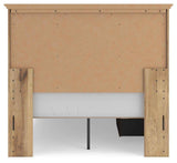 Makidern Tan Full Panel Storage Bed by Ashley at Eve Furniture