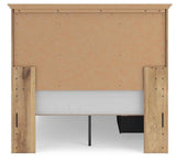 Makidern Tan Full Panel Storage Bed by Ashley at Eve Furniture