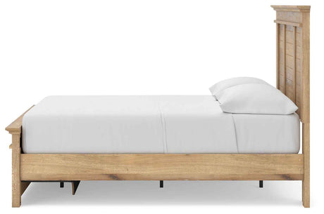 Makidern Tan Full Panel Storage Bed by Ashley at Eve Furniture