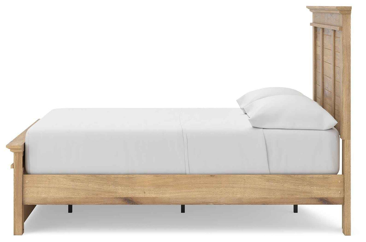 Makidern Tan Full Panel Storage Bed by Ashley at Eve Furniture