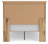 Makidern Tan Full Panel Storage Bed by Ashley at Eve Furniture