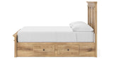 Makidern Tan Full Panel Storage Bed by Ashley at Eve Furniture