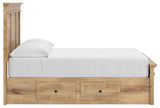 Makidern Tan Full Panel Storage Bed by Ashley at Eve Furniture