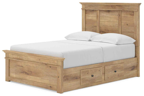 Makidern Tan Full Panel Storage Bed by Ashley at Eve Furniture