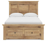 Makidern Tan Full Panel Storage Bed by Ashley at Eve Furniture