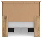 Makidern Tan Full Panel Storage Bed by Ashley at Eve Furniture