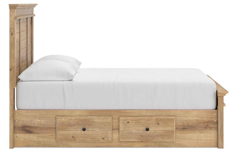 Makidern Tan Full Panel Storage Bed by Ashley at Eve Furniture