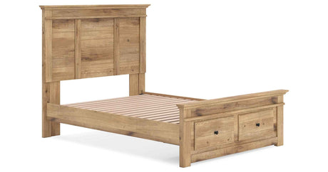 Makidern Tan Full Panel Storage Bed by Ashley at Eve Furniture