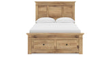Makidern Tan Full Panel Storage Bed by Ashley at Eve Furniture