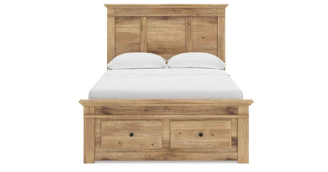 Makidern Tan Full Panel Storage Bed by Ashley at Eve Furniture