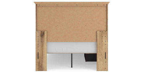 Makidern Tan Full Panel Storage Bed by Ashley at Eve Furniture