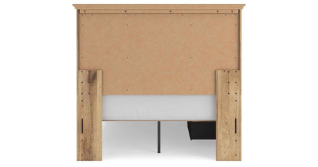 Makidern Tan Full Panel Storage Bed by Ashley at Eve Furniture