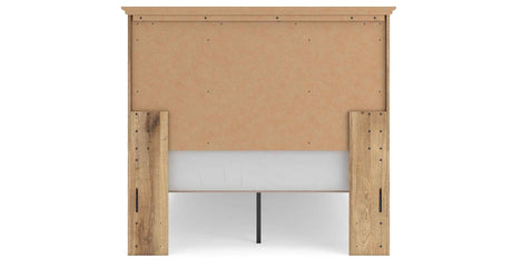 Makidern Tan Full Panel Storage Bed by Ashley at Eve Furniture