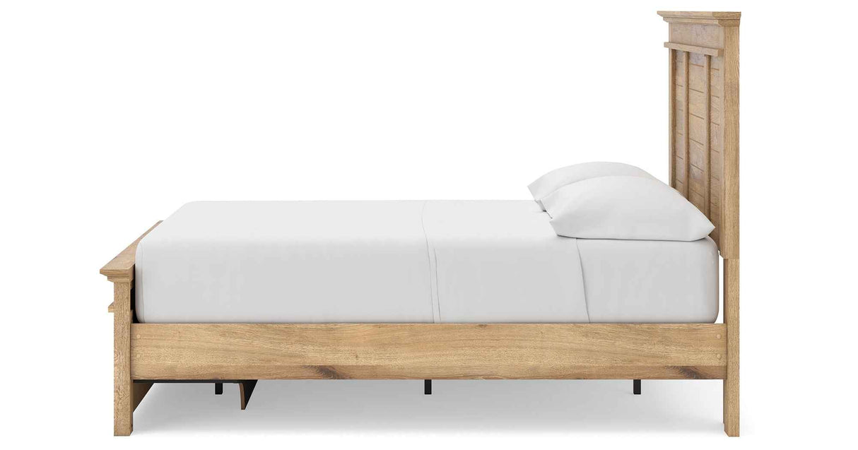 Makidern Tan Full Panel Storage Bed by Ashley at Eve Furniture