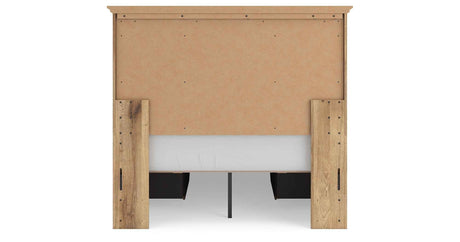 Makidern Tan Full Panel Storage Bed by Ashley at Eve Furniture