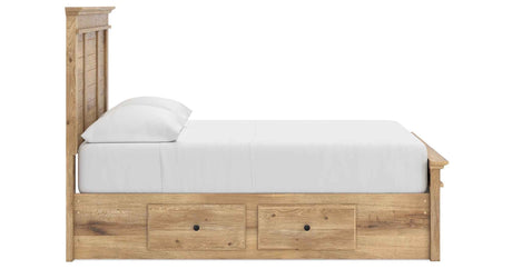 Makidern Tan Full Panel Storage Bed by Ashley at Eve Furniture