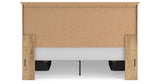 Makidern Tan King Panel Storage Bed by Ashley at Eve Furniture