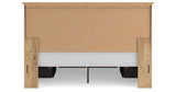 Makidern Tan King Panel Storage Bed by Ashley at Eve Furniture