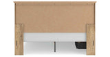 Makidern Tan King Panel Storage Bed by Ashley at Eve Furniture