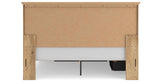 Makidern Tan King Panel Storage Bed by Ashley at Eve Furniture