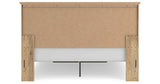 Makidern Tan King Panel Storage Bed by Ashley at Eve Furniture