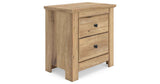 Makidern Tan Nightstand by Ashley at Eve Furniture