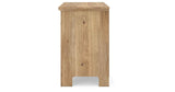 Makidern Tan Nightstand by Ashley at Eve Furniture