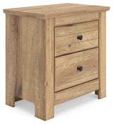 Makidern Tan Nightstand by Ashley at Eve Furniture